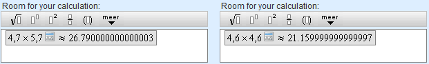 Example with deviation of three trillionths